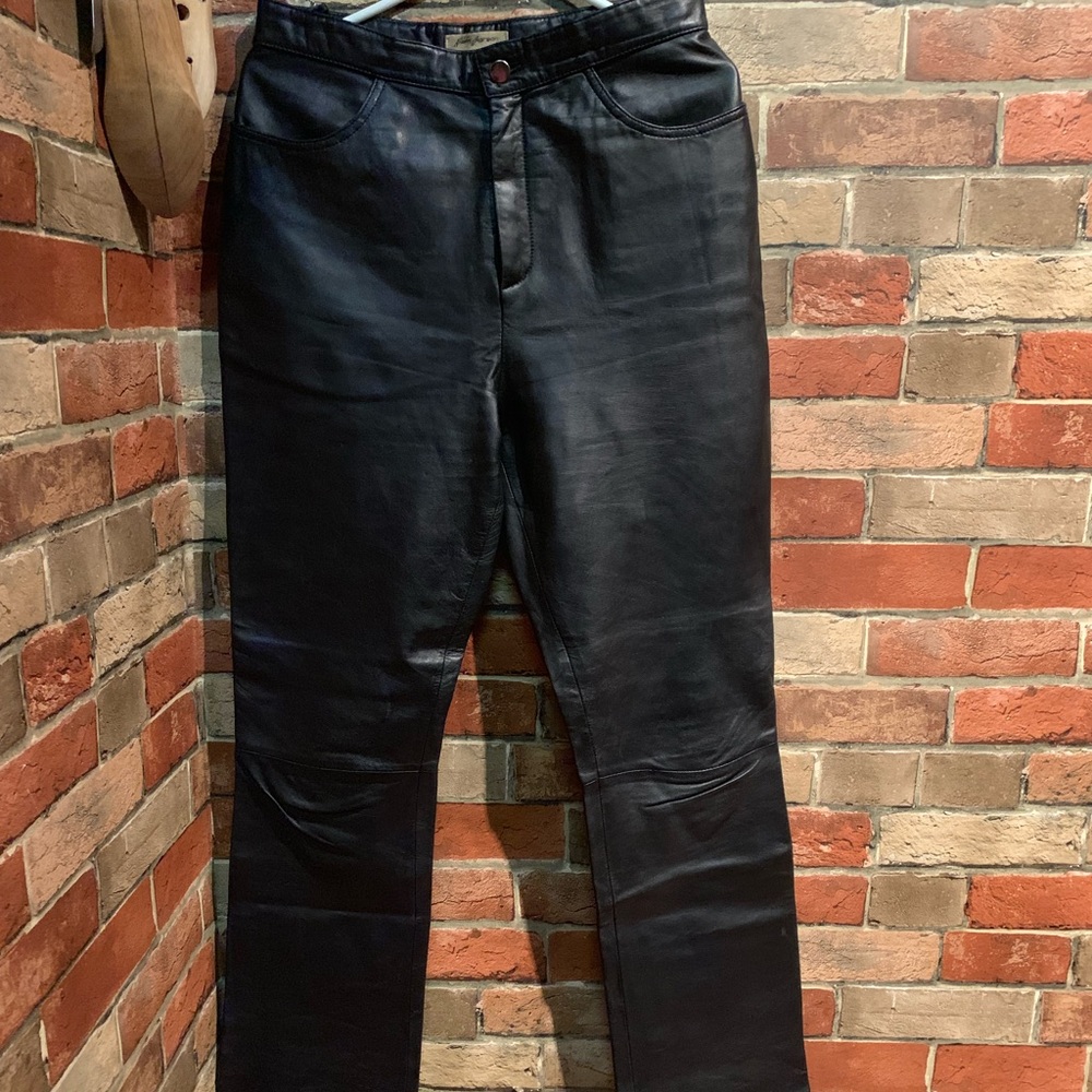 Black Leather Pants